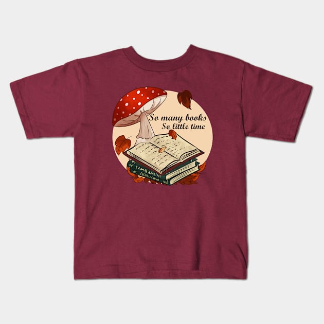 So many books Kids T-Shirt by Doya